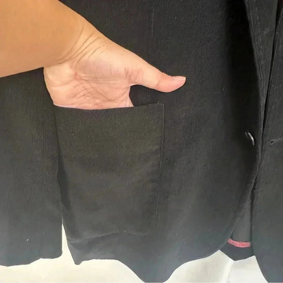 T Harris London Coat Blazer Men's Size Large Black Formal Career Holiday - Picture 4 of 16